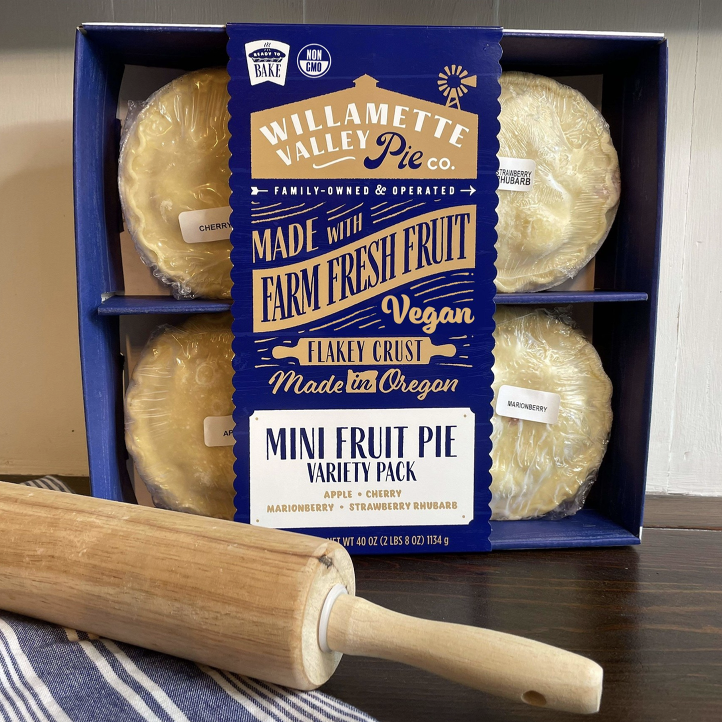 Mini Fruit Pie Variety Pack (Vegan)